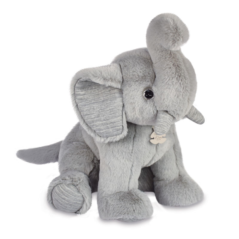  - preppy chic - plush grey elephant 45 cm 